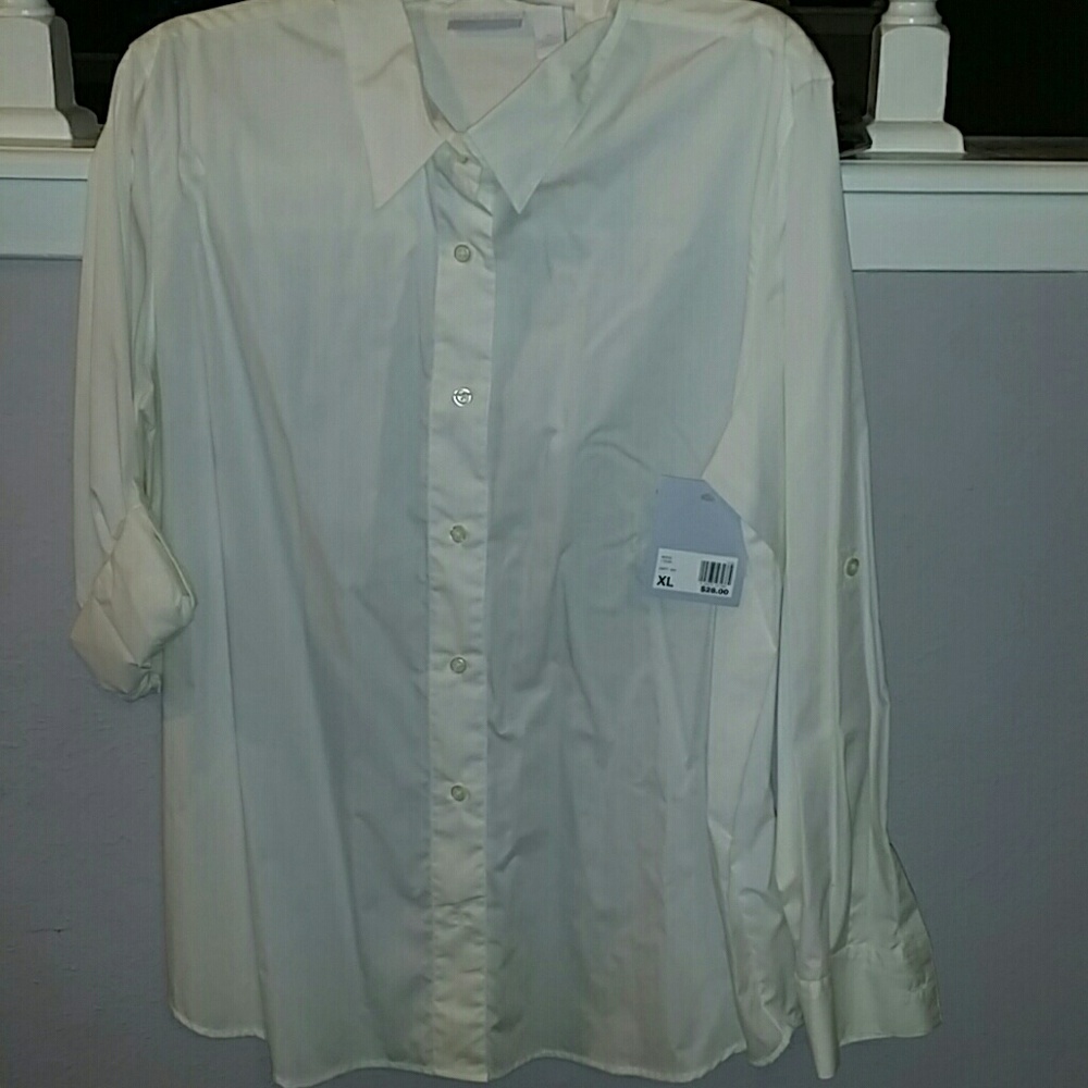White button down shirt